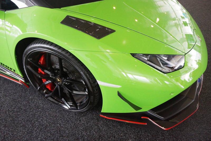 Lamborghini Huracan Lp Body Kit Front Lip Side Skirts After Lip