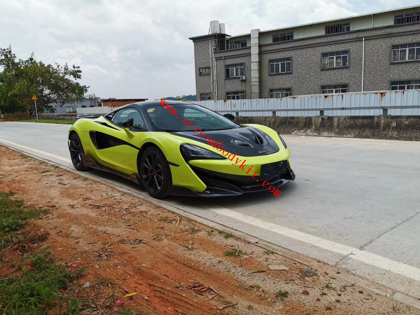 Mclaren 540c 570s 570gt 600lt Dry Carbon Fiber Body Kit Front Lip