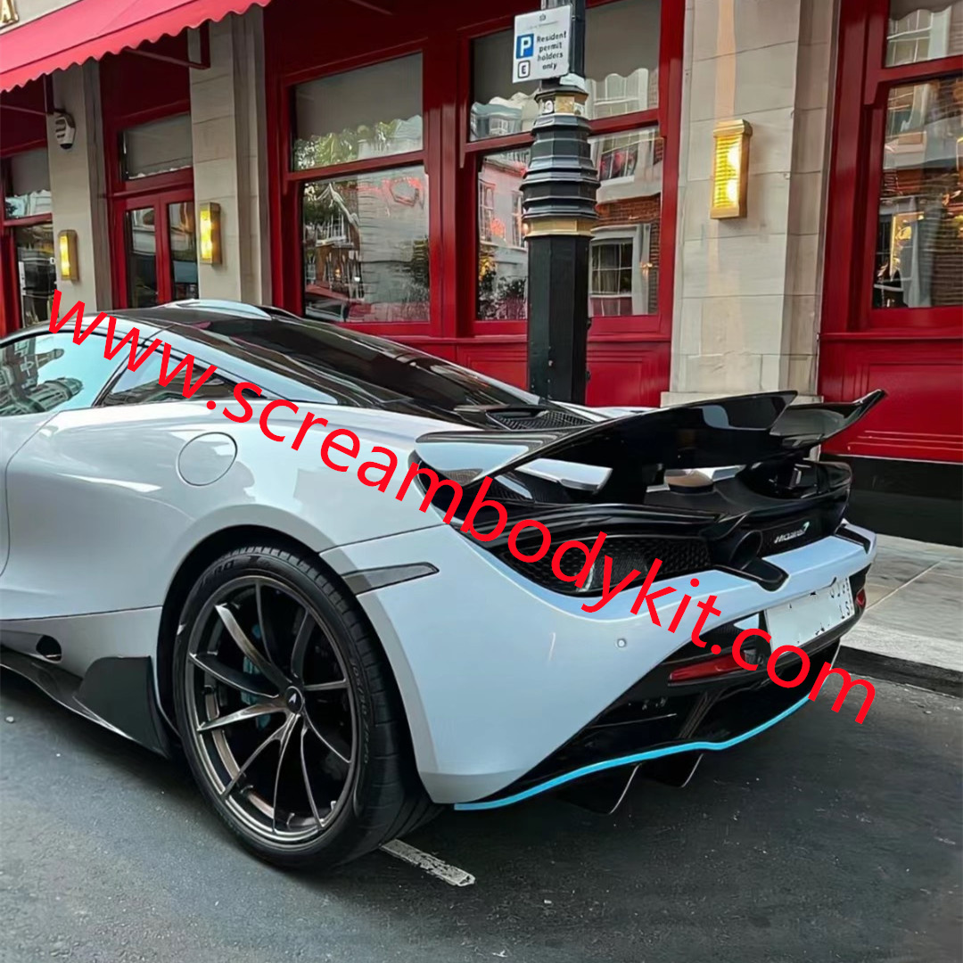 McLaren 720s Front Spoiler Lip Carbon Fiber - DMC