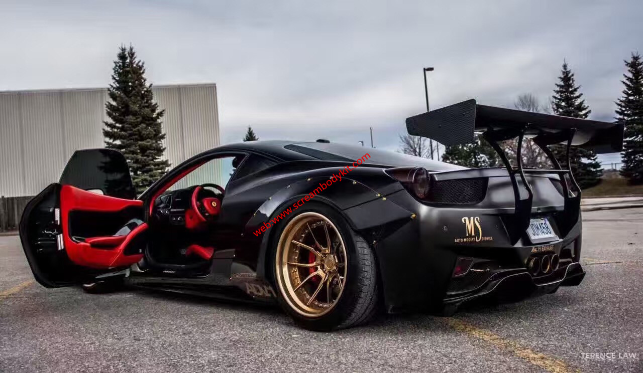 Ferrari F458 wide body kit