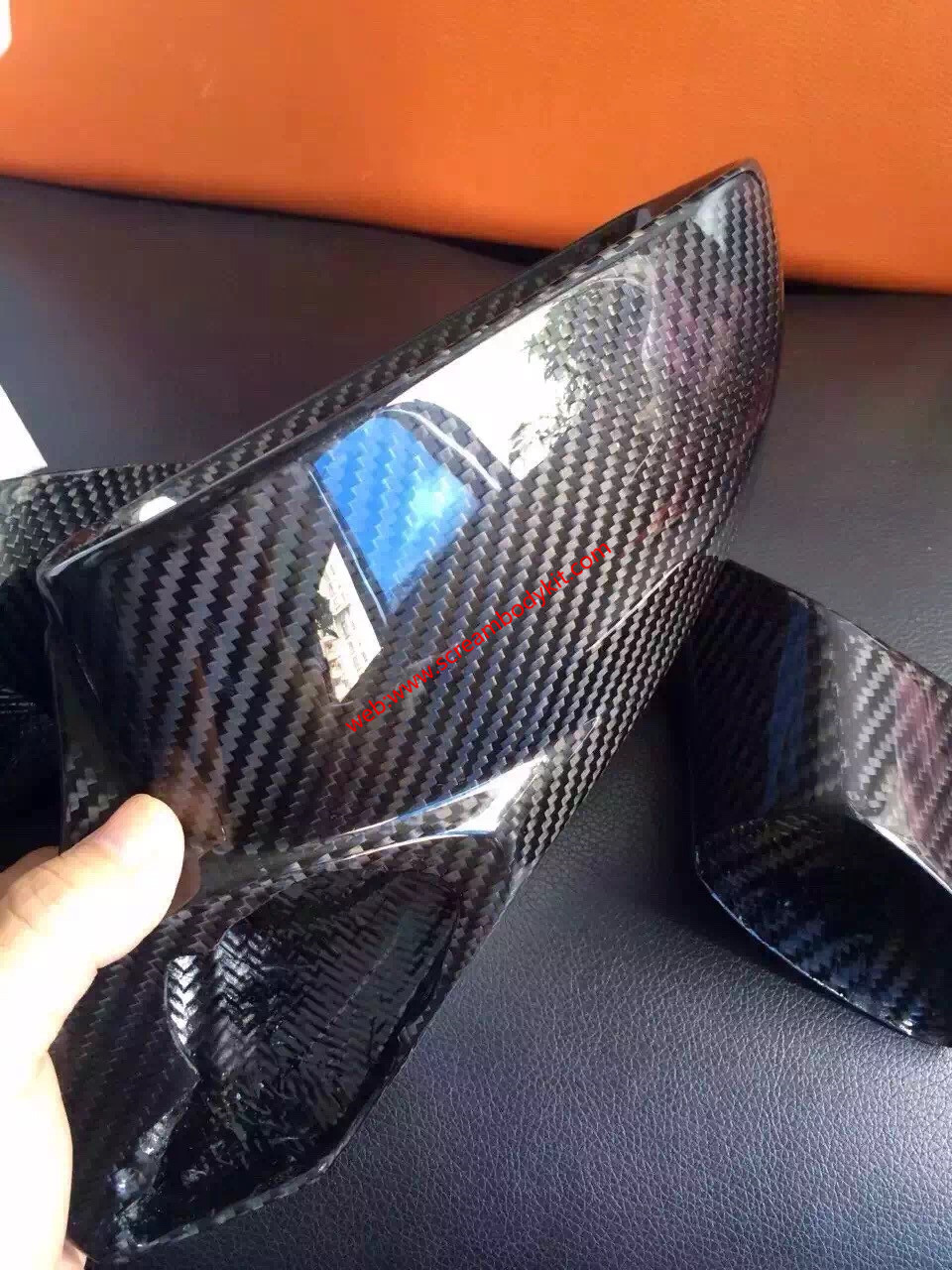 Ferrari F458 mirror cover carbon fiber