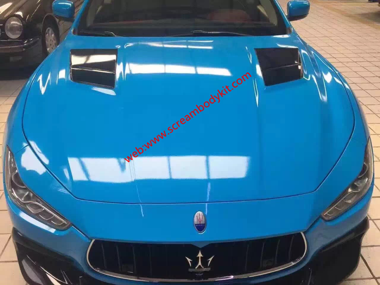 Maserati Ghibli body kit ASPEC front lip after lip side skirts wing