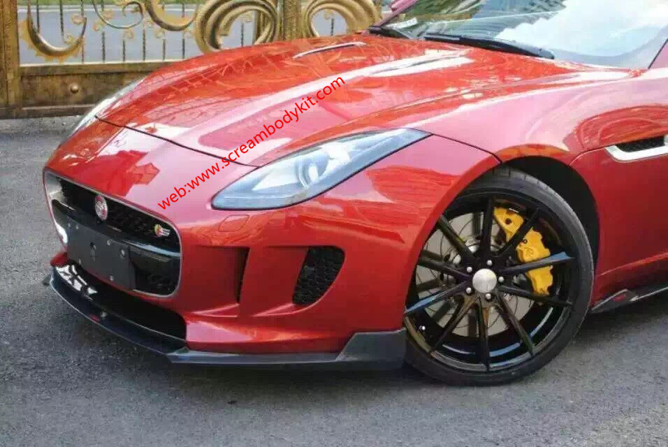Jaguar f-type body kit front lip rear lip side skirts spoiler