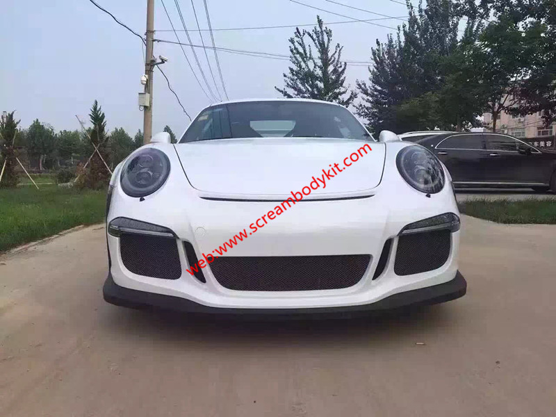 05-12 porsche 911 997 GT3 or GT3 RS body kit front bumper after bumper side skirts hood rear spoiler fenders