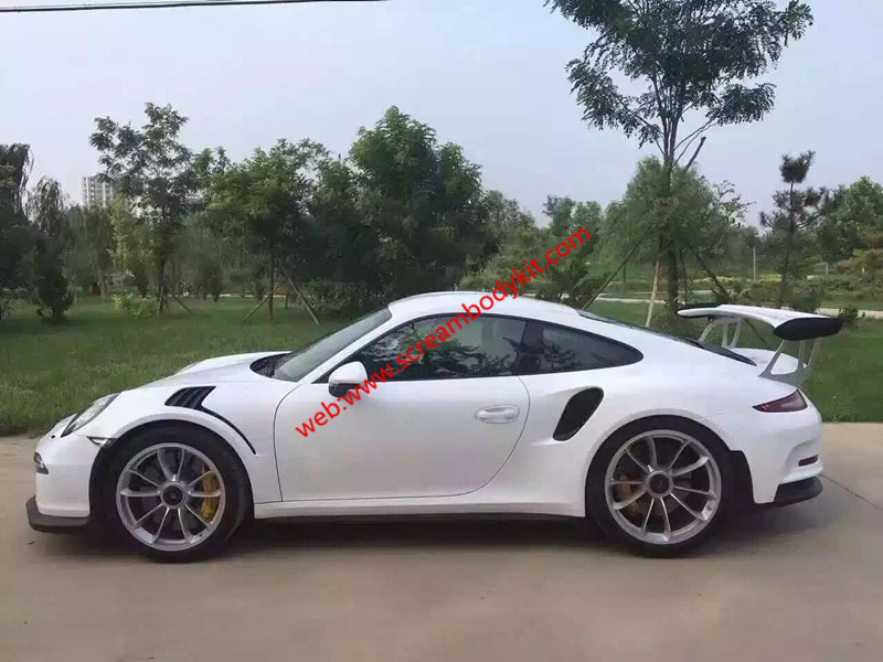 05-12 porsche 911 997 GT3 or GT3 RS body kit front bumper after bumper side skirts hood rear spoiler fenders