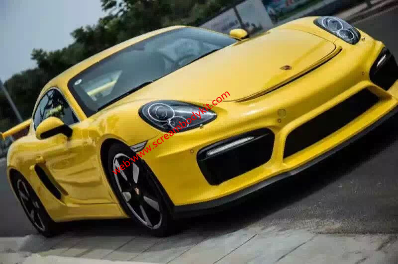 porsche Cayman Boxster 981 GT4 body kit front bumper  rear bumper