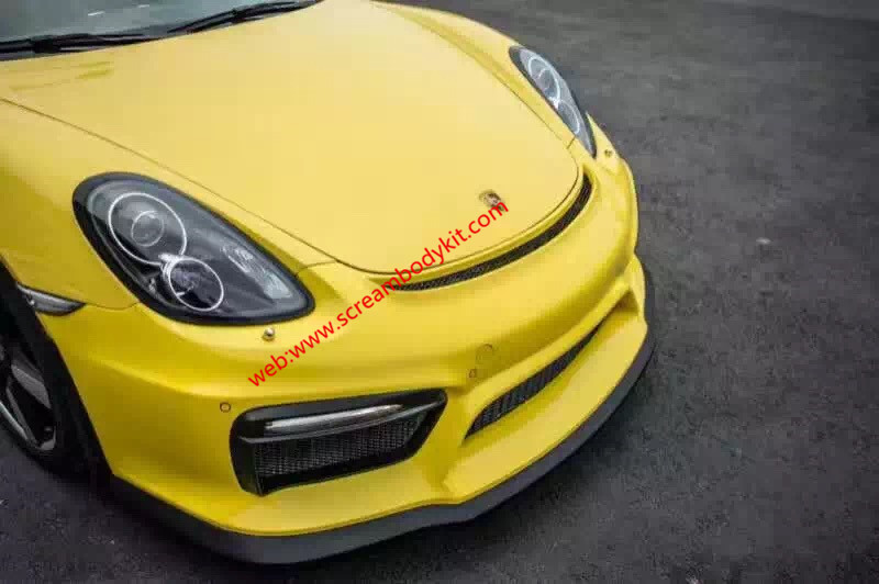 porsche Cayman Boxster 981 GT4 body kit front bumper  rear bumper