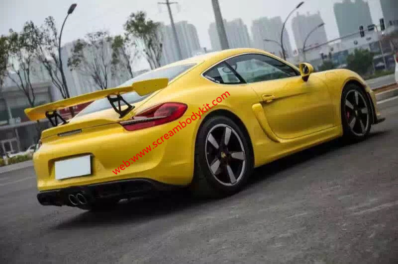 porsche Cayman Boxster 981 GT4 body kit front bumper  rear bumper