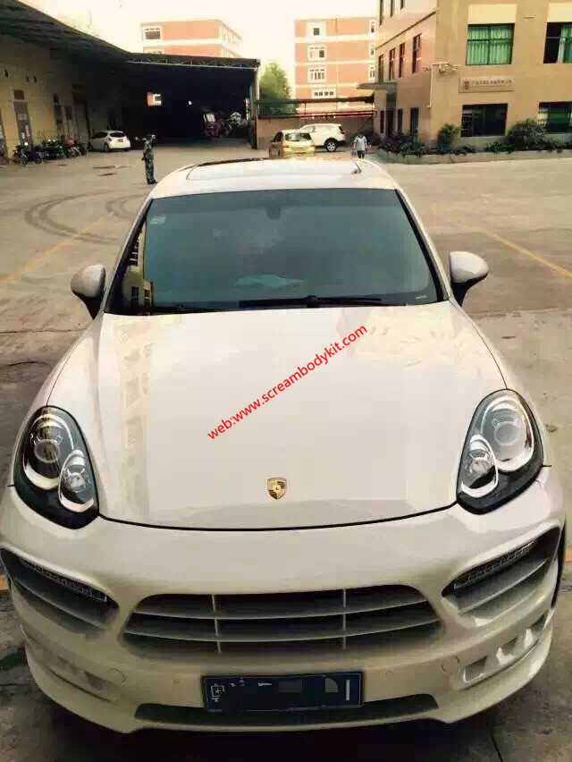 porsche cayenne 958 HAMANN body kit front bumper after bumper side skirts hood rear spoiler fenders