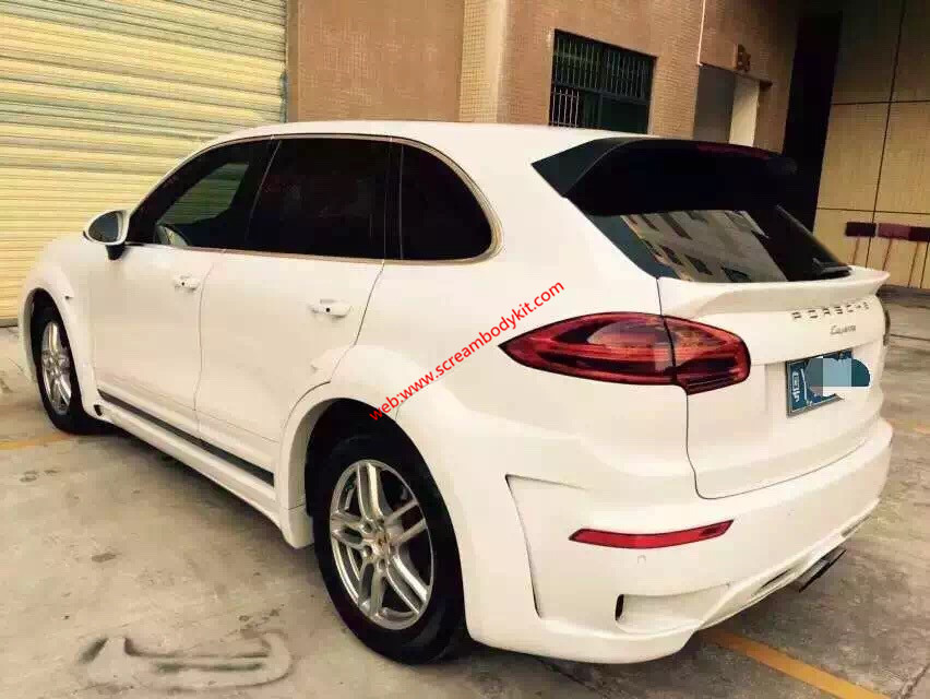 porsche cayenne 958 HAMANN body kit front bumper after bumper side skirts hood rear spoiler fenders