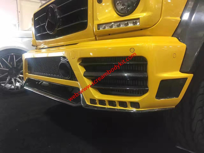 Mercedes Benz G500 G63 w463 mansory body kit front bumper after bumper hood spoiler side skirts fenders