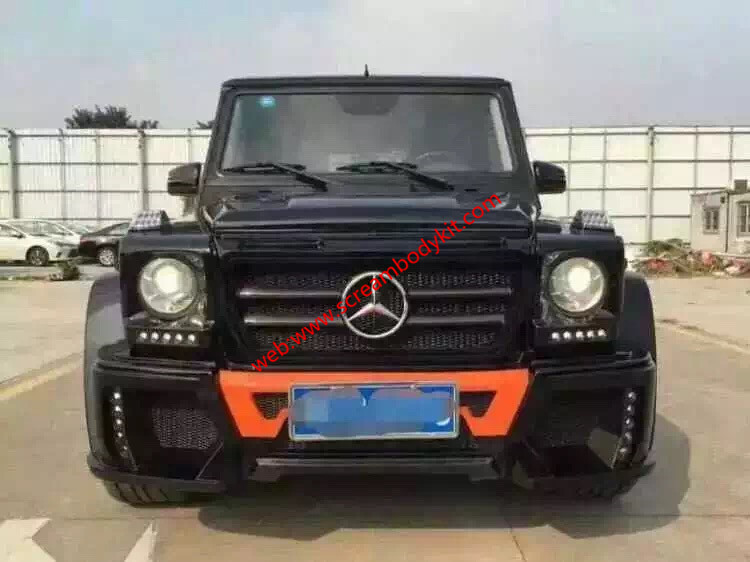 Mercedes Benz W463 WALD body kit front bumper after bumper hood spoiler side skirts fenders