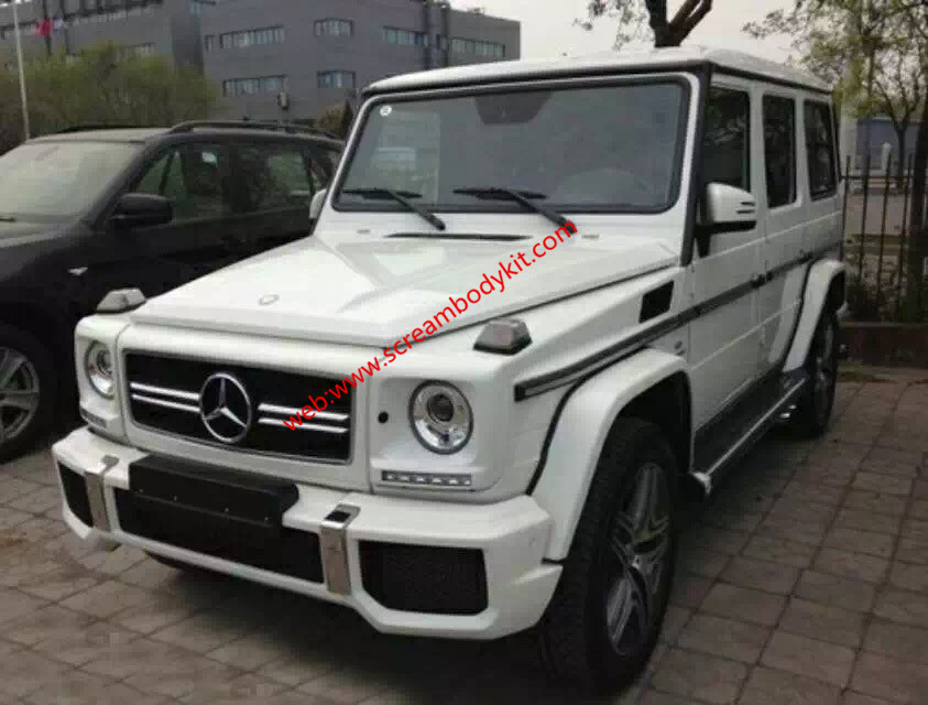 Mercedes Benz W463 G500 G550 G350 G63Amg body kit front bumper after bumper hood spoiler side skirts fenders