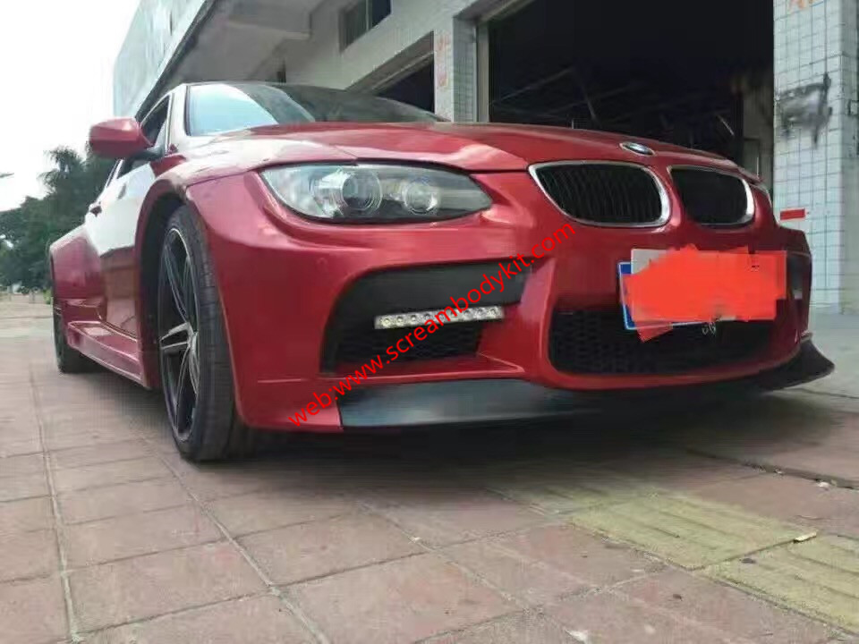 BMWE92E93M3 wide body kit front bumper after bumper fenders side skirts