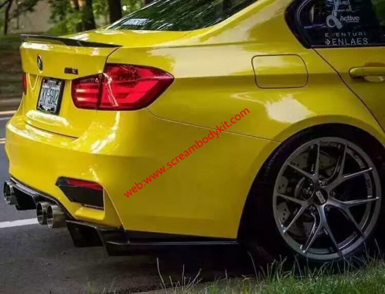 BMW M3 M4 body kit front lip after lip side skirts spoiler carbon fiber