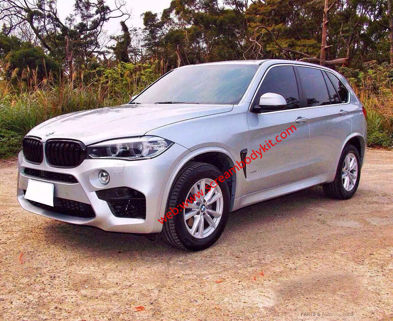 BMW X5 F15 X5M body kit an front bumper after bumper side skirts