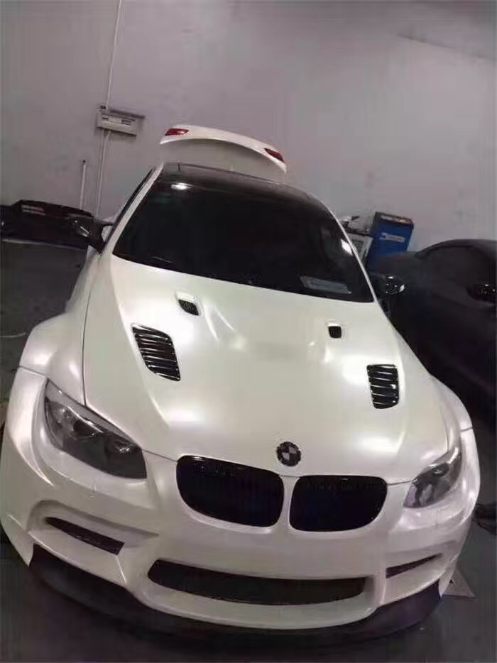 BMW E90 E92 E93 M3 wide body kit front bumper after bumper side skirts fenders sedan or coupe