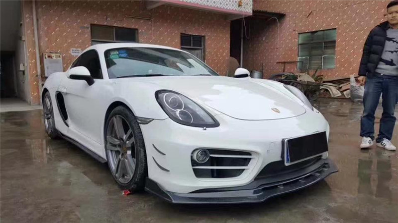 porsche Cayman body kit front lip after lip side skirts spoiler