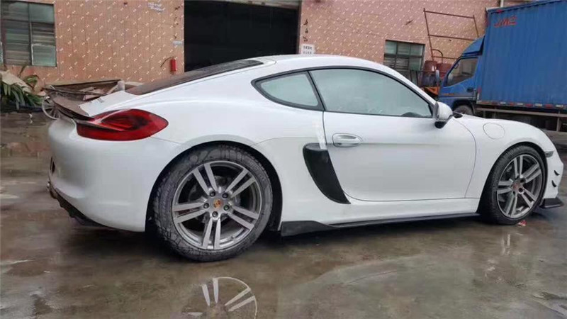 porsche Cayman body kit front lip after lip side skirts spoiler