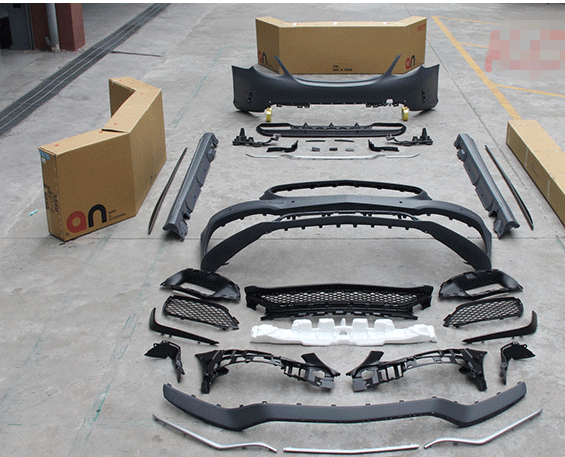 Benz w205 W204 C63AMG body kit front bumper after bumper side skirts
