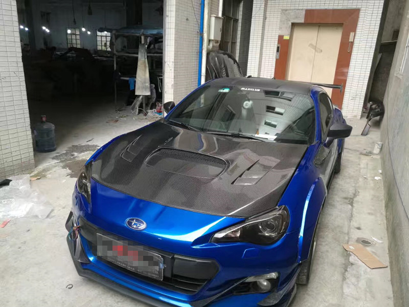 Subaru BRZ body kit front lip after lip side skirts spoiler hood