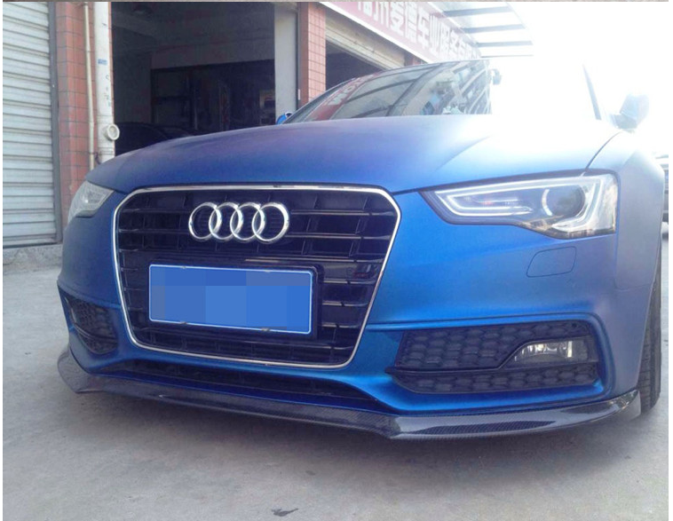 Audi A5 SLINE S5 front lip after lip spoiler hood