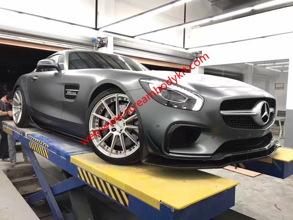 Mercedes-Benz AMG GT body kit Front lip after lip side skirts spoiler