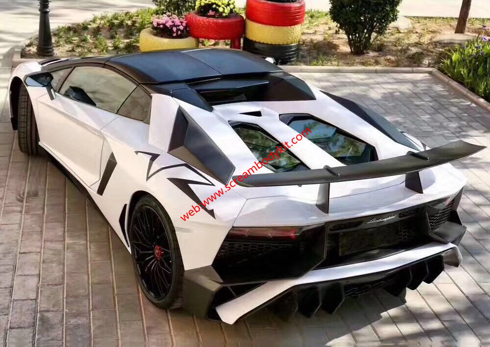 Aventador LP700 lp720 LP750SV body kit front bumper after bumper spoiler