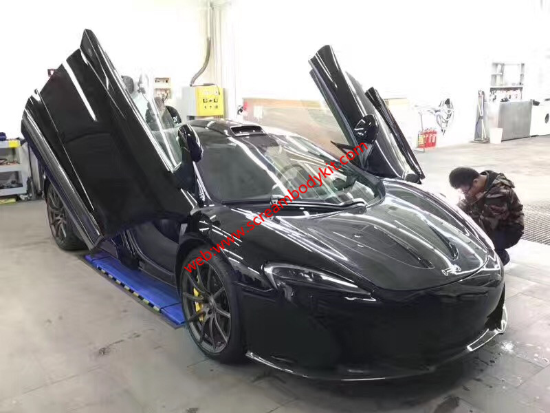 Mclaren 650S body kit front lip after lip side skirts hood spoiler front bumper after bumper