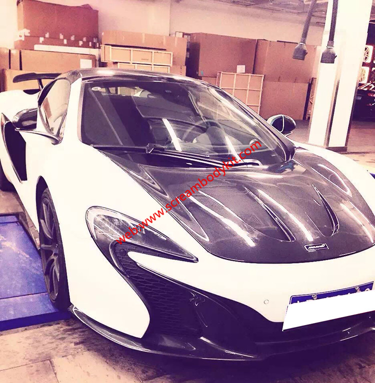 Mclaren MP4 12C P1 carbon fiber hood