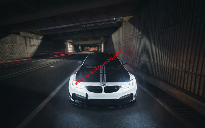 BWM F82 M4 body kit front bumper after bumper side skirts fenders