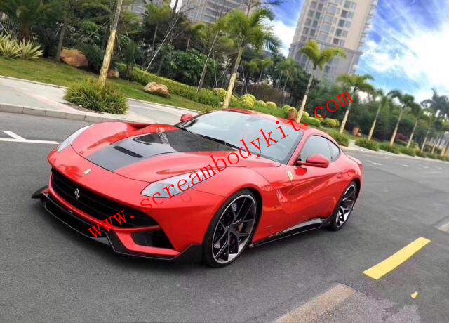 Ferrari F12 body kit front lip after lip side skirts DMC carbon fiber