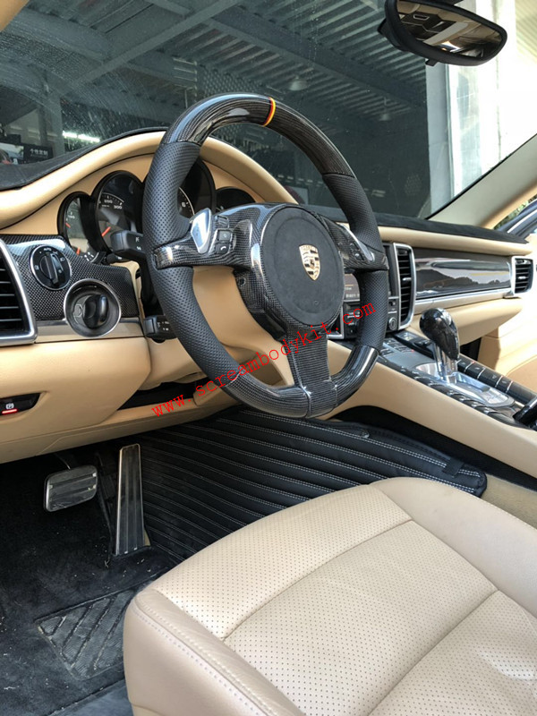 porsche panamera  carbon fiber Steering wheel