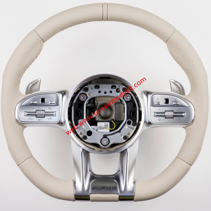 Mercedes-Benz C E S GLC GLA CLA CLS S C63S S63 CLS53 E53 W222 W463 G update NEW Amg steering wheel