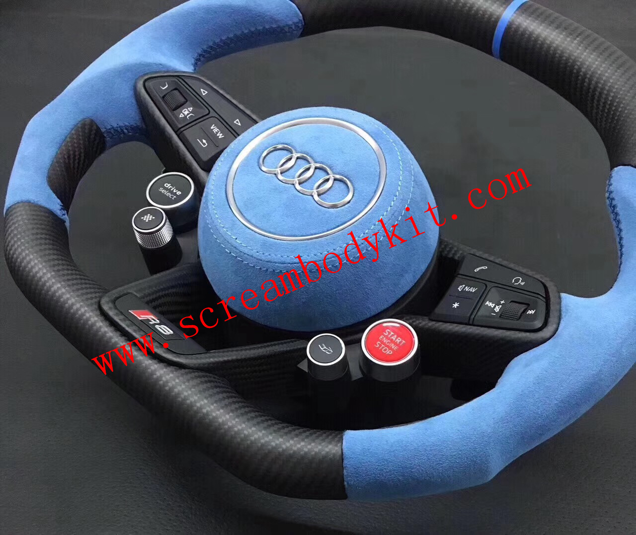 Audi R8 carbon fiber steering wheels