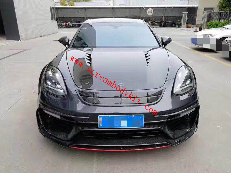 Porsche Panamera 971 mansory wide body kit front bumper after bumper side skirts spoiler fenders