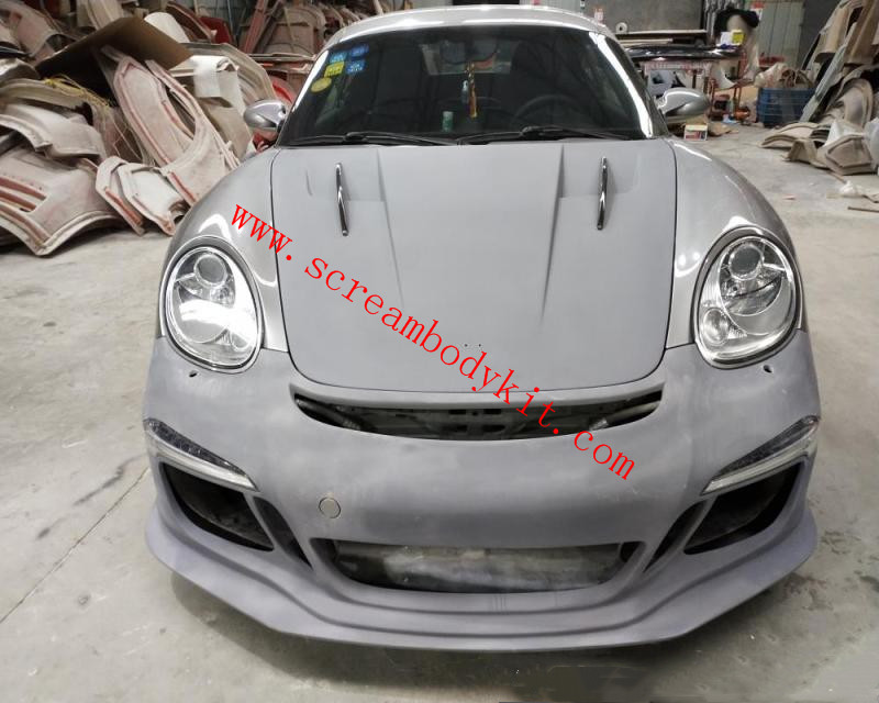 porsche 987 Cayman boxster 991.1 GT3 body kit must update 911 lighting