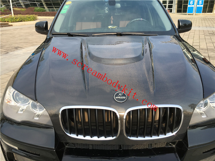 BMW X5 E70 E71 X6 hood HAMANN carbon fiber