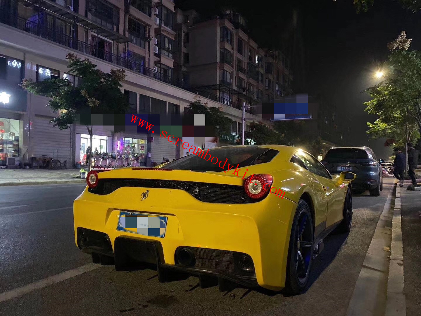 Ferrari 458 ITALIA/SPIDER body kit front bumper hood and after lip