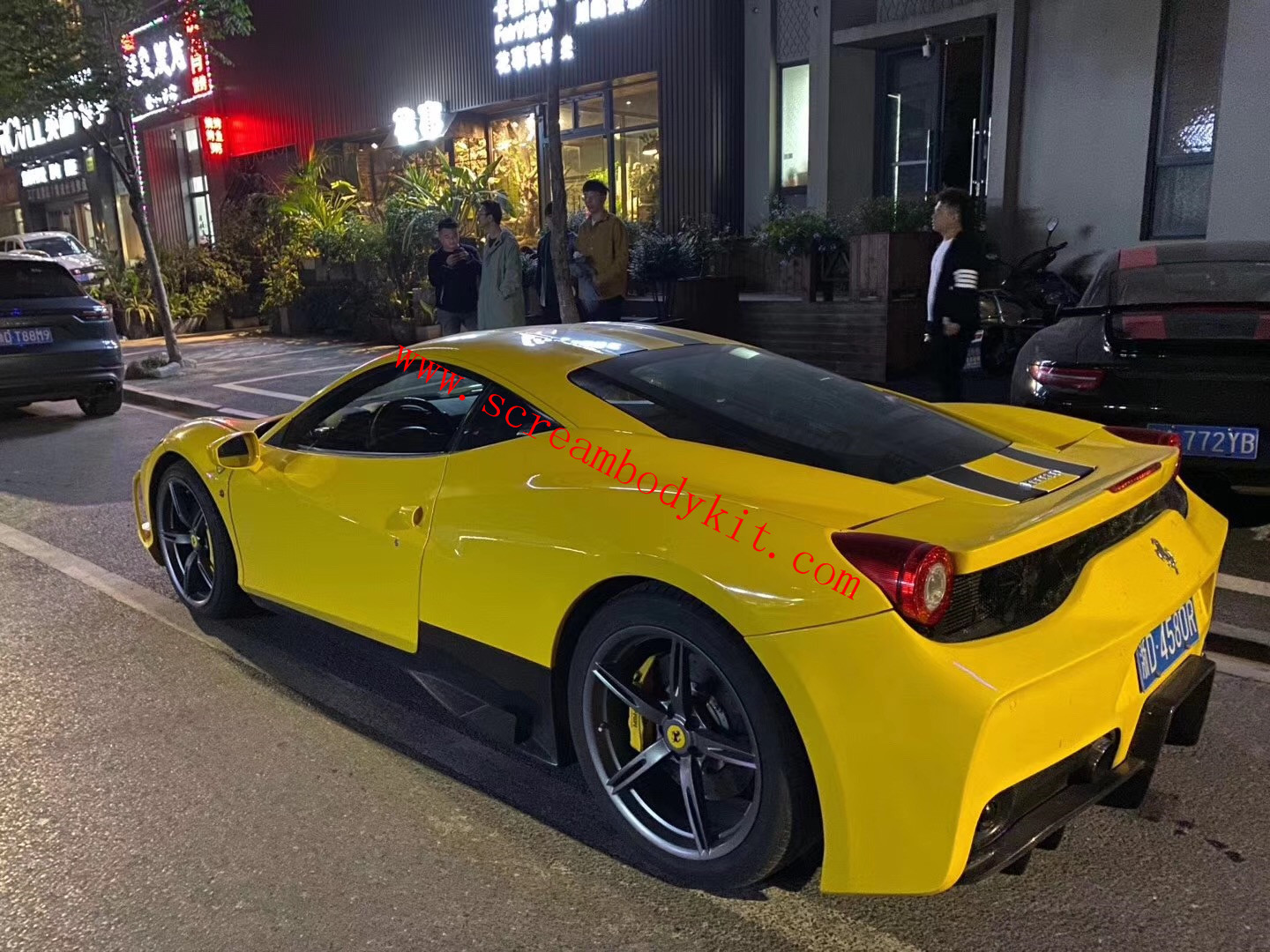 Ferrari 458 ITALIA/SPIDER body kit front bumper hood and after lip