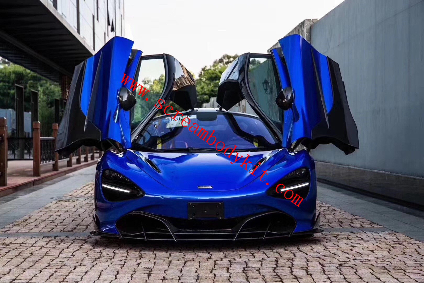 Mclaren 720S body kit front bumper rear lip bumper side skirts hood carbon fiber topcar