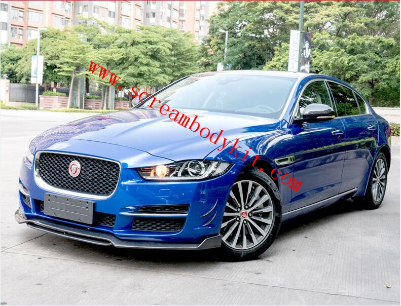 Jaguar XE/XEL/XF/XFL body kit front lip rear lip side skirts spoiler carbon fiber