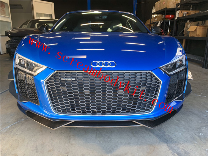 17-19 Audi R8 body kit front lip rear lip side skirts spolier