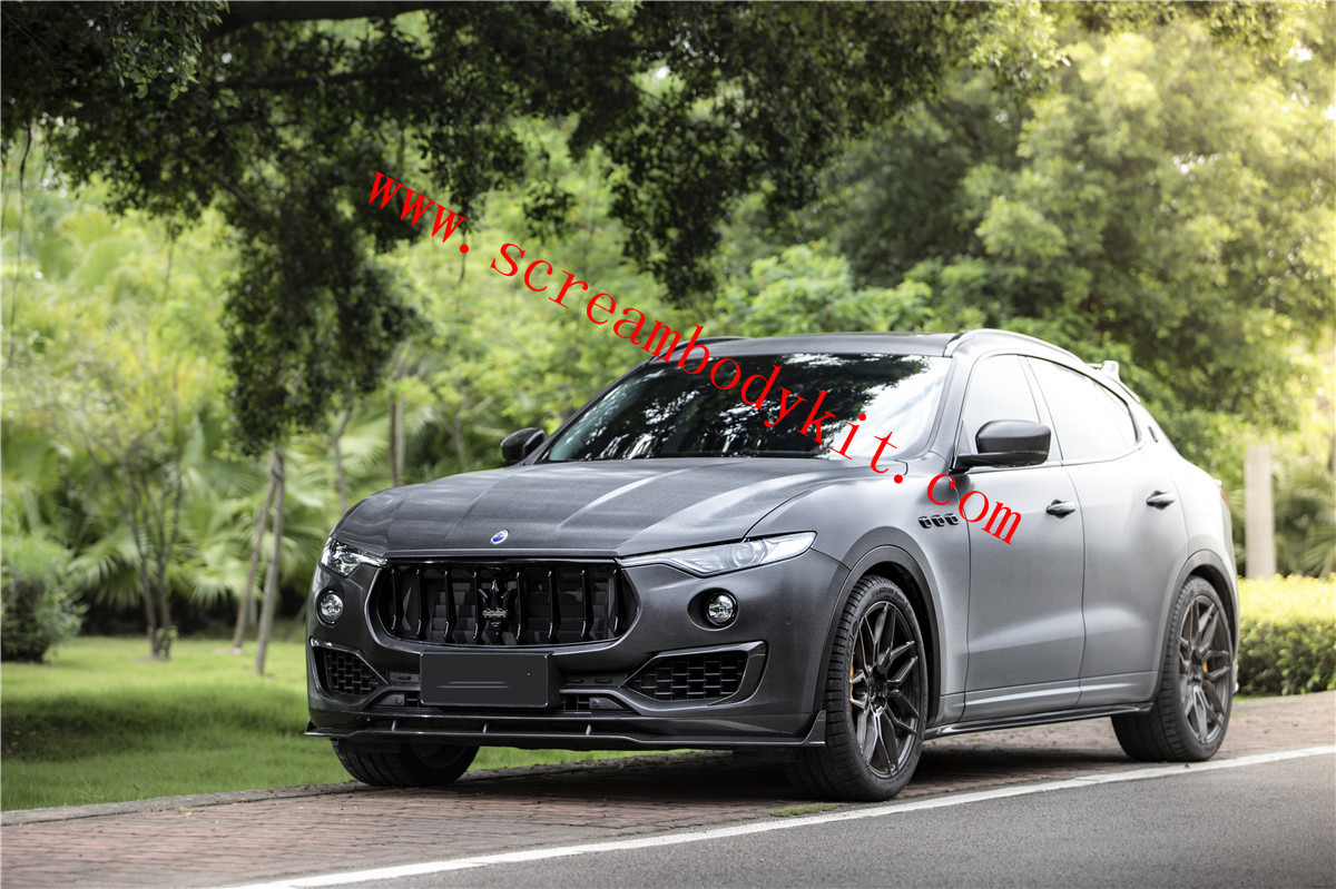 Maserati Levante front lip rear lip side skirts spoiler hood