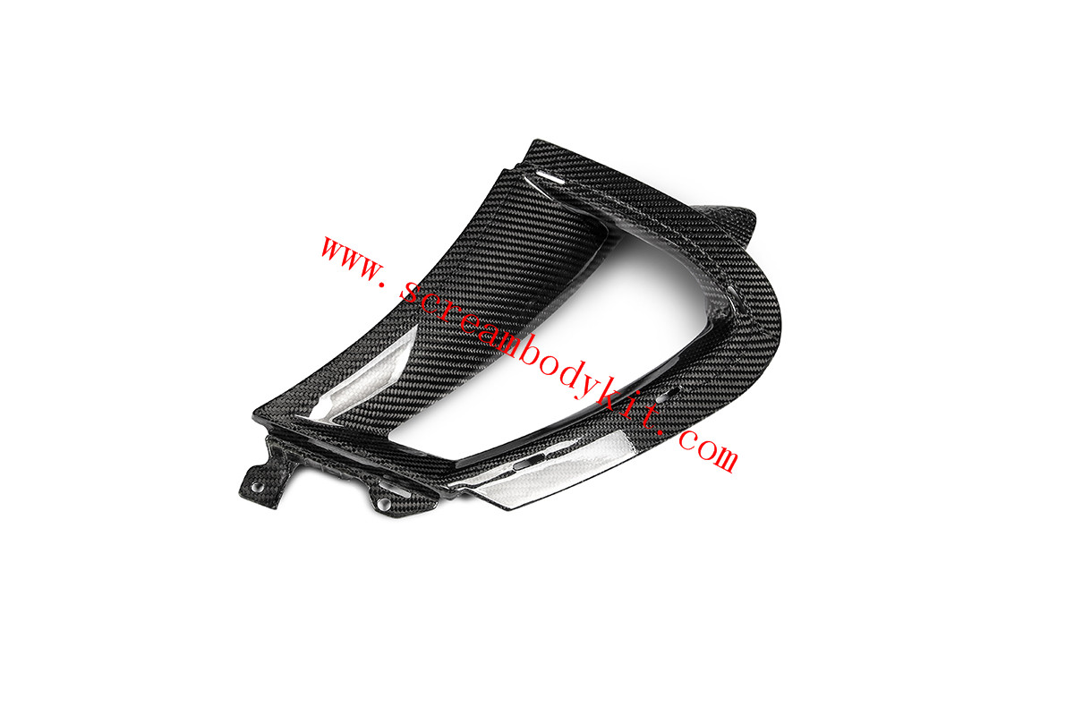 Mclaren 720 air vents front bumper dry carbon fiber