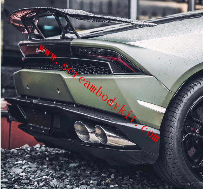 Lamborghini huracan 610 580 Mansory carbon fiber spoiler