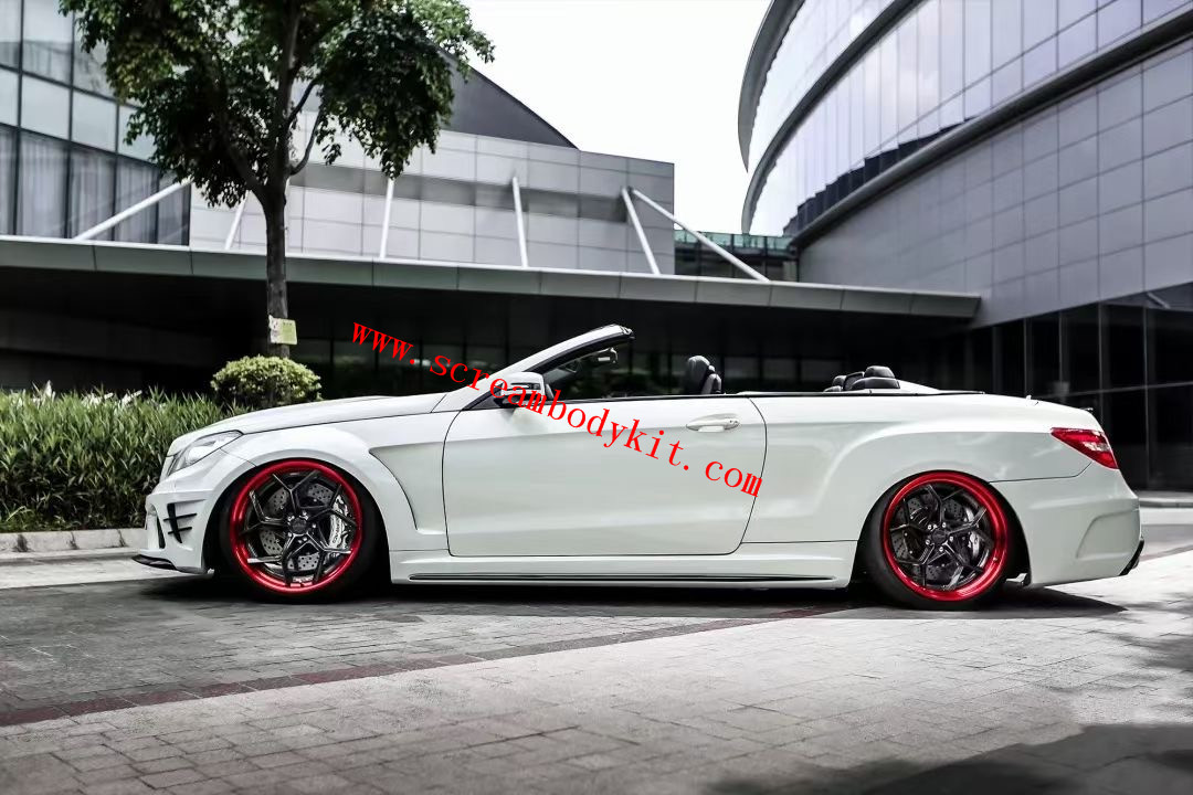 Mercedes-Benz C207 W207 E200 E260 E350 coupe wide body kit front bumper rear bumper side skirts fenders