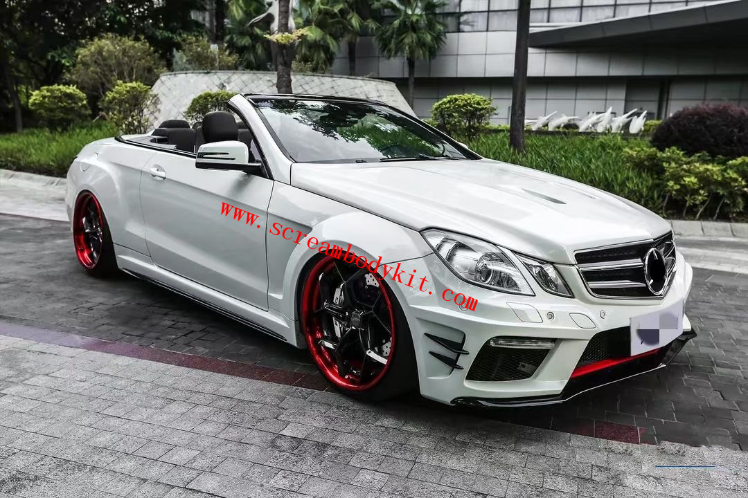 Mercedes-Benz C207 W207 E200 E260 E350 coupe wide body kit front bumper rear bumper side skirts fenders