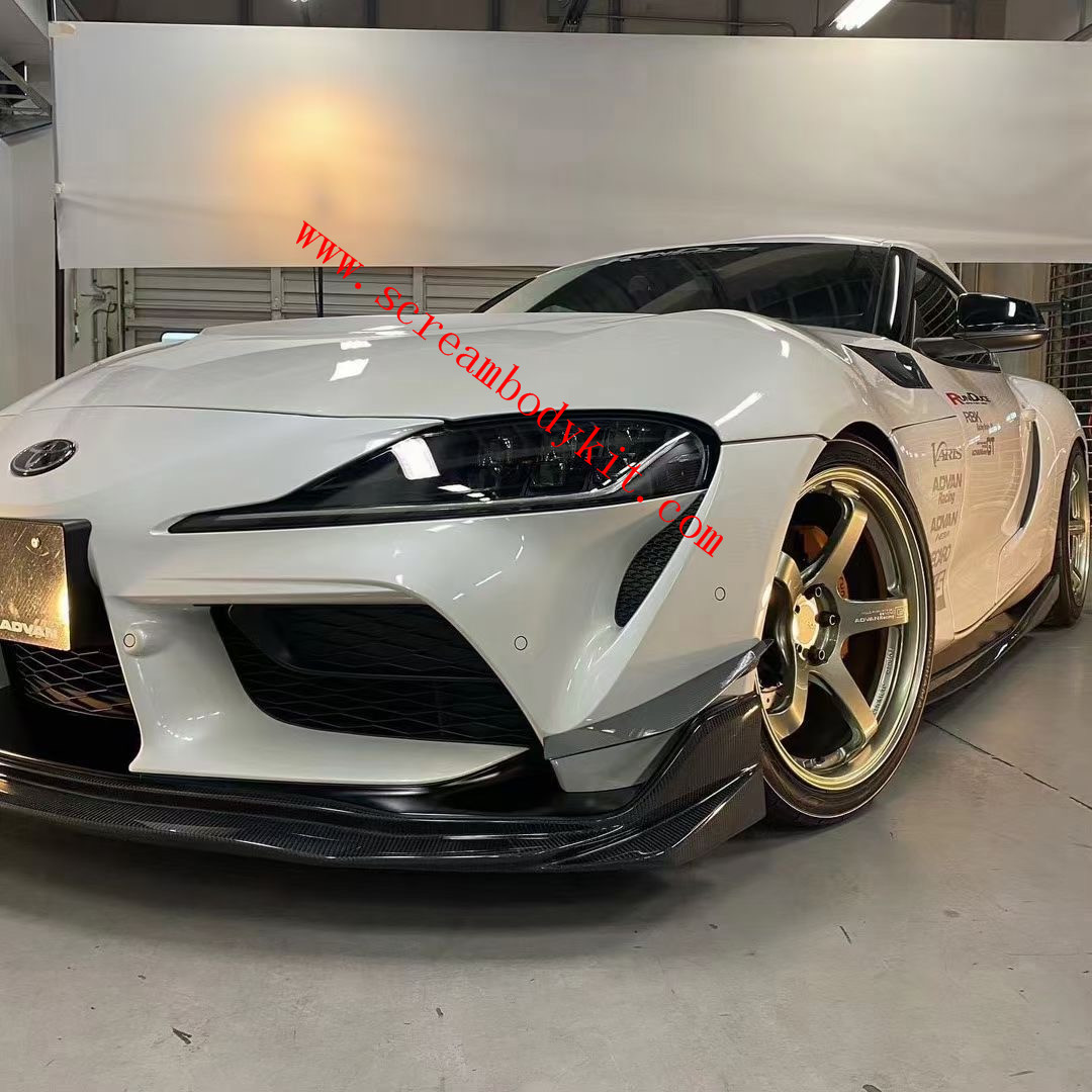 Toyota supra A90 GR  front lip rear lip side skirts spoiler carbon fiber