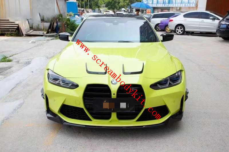 BMW M3 M4 front lip rear lip side skirts spoile dry carbon fiber G80 G82